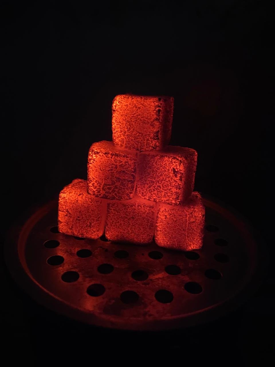 Premium shisha charcoal briquettes made from coconut shells